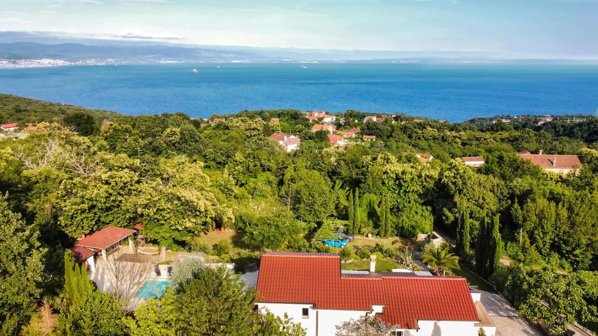 Domizil Opatija A&N, Villa Mit Pool, Wohlfuehloase Mit Meerblick Poljane بيت للعطل
