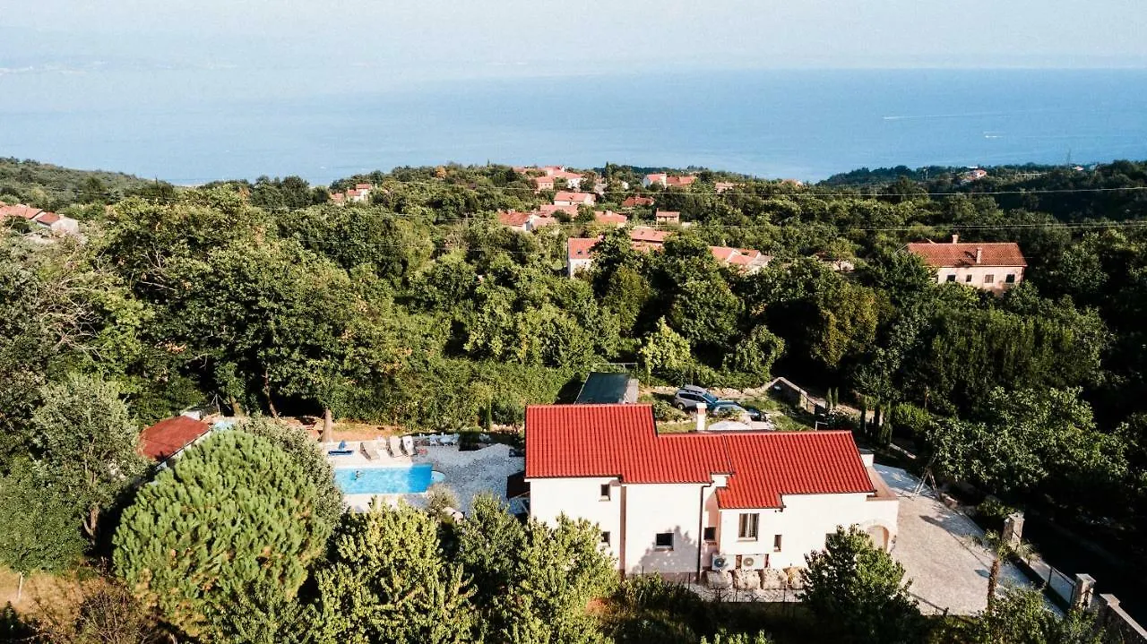 Domizil Opatija A&N, Villa Mit Pool, Wohlfuehloase Mit Meerblick Poljane 0*,  Croatie
