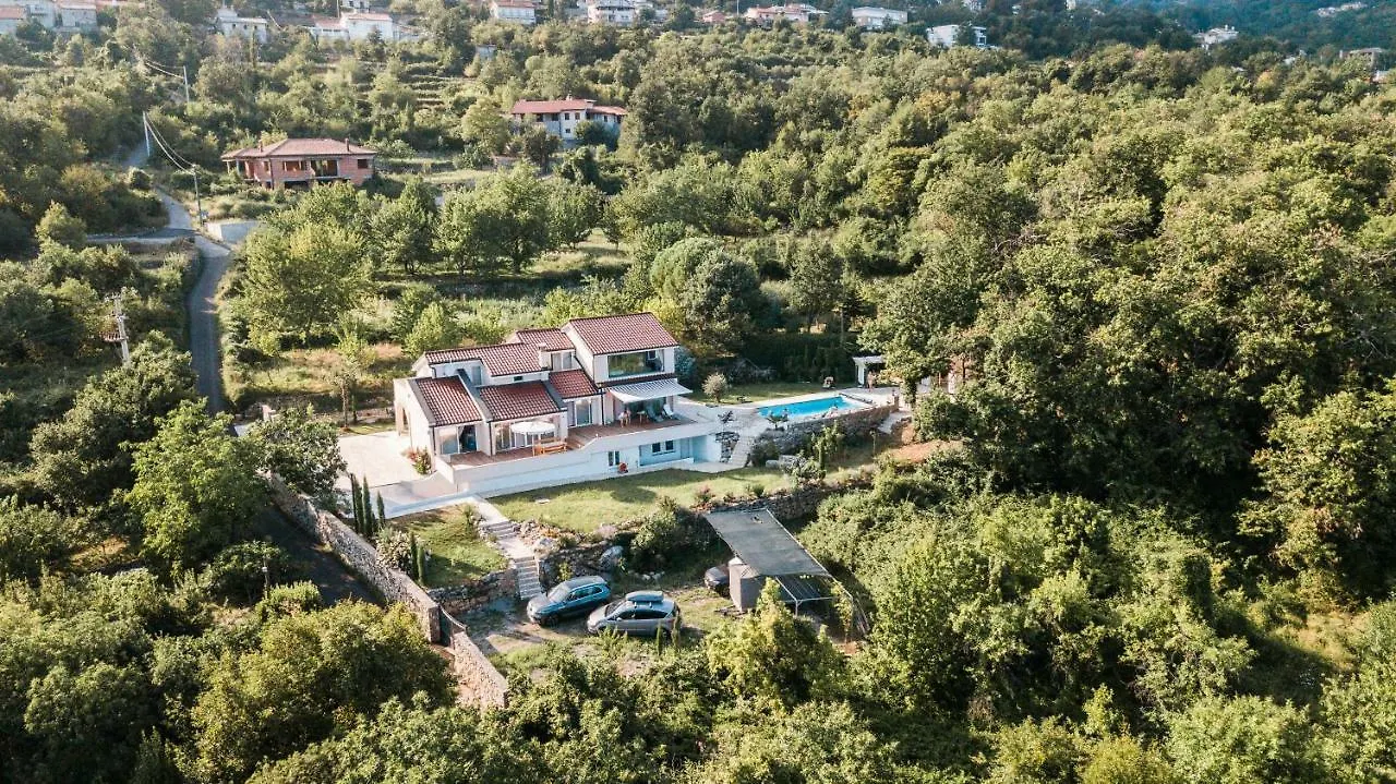 Domizil Opatija A&N, Villa Mit Pool, Wohlfuehloase Mit Meerblick Poljane Holiday home